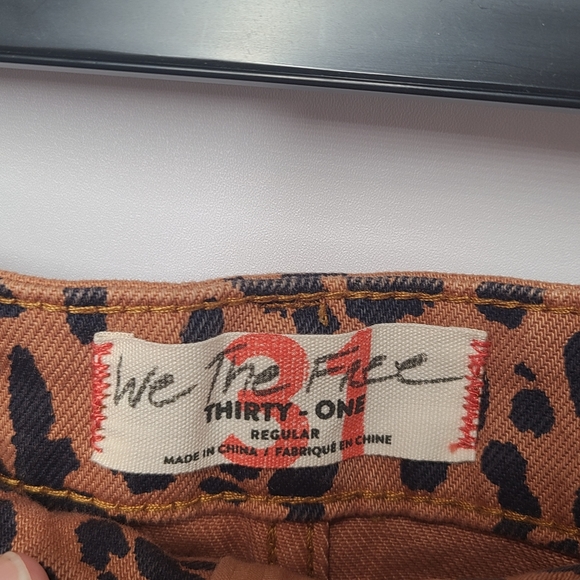 NWT Free People Leopard Print Mini Skirt 31 / 12 - Picture 4 of 8